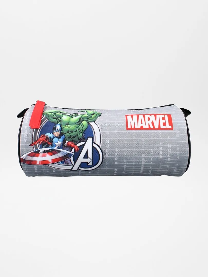 ESTUCHE REDONDO 'LOS VENGADORES'  GRIS