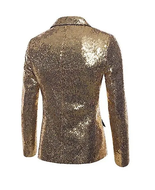 Festival de la fiesta de la chaqueta del traje de vestir de lentejuelas para hombres