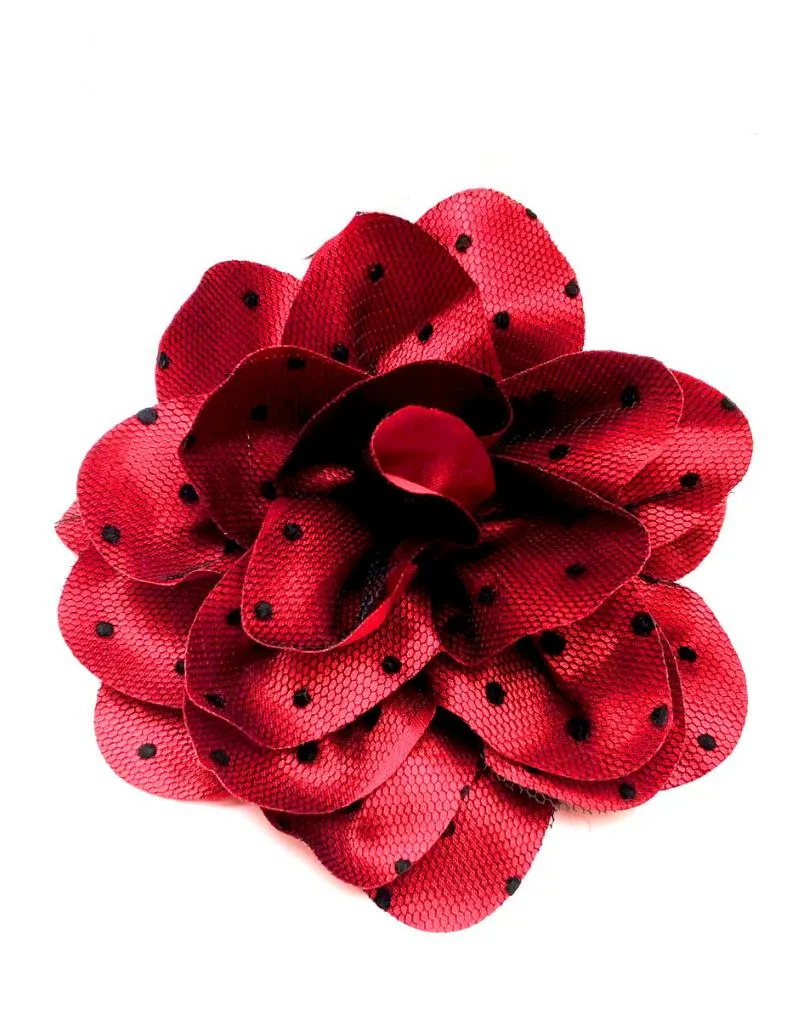 FLORES GRANATES PARA BODAS CON BONITO DETALLE DE LUNARES