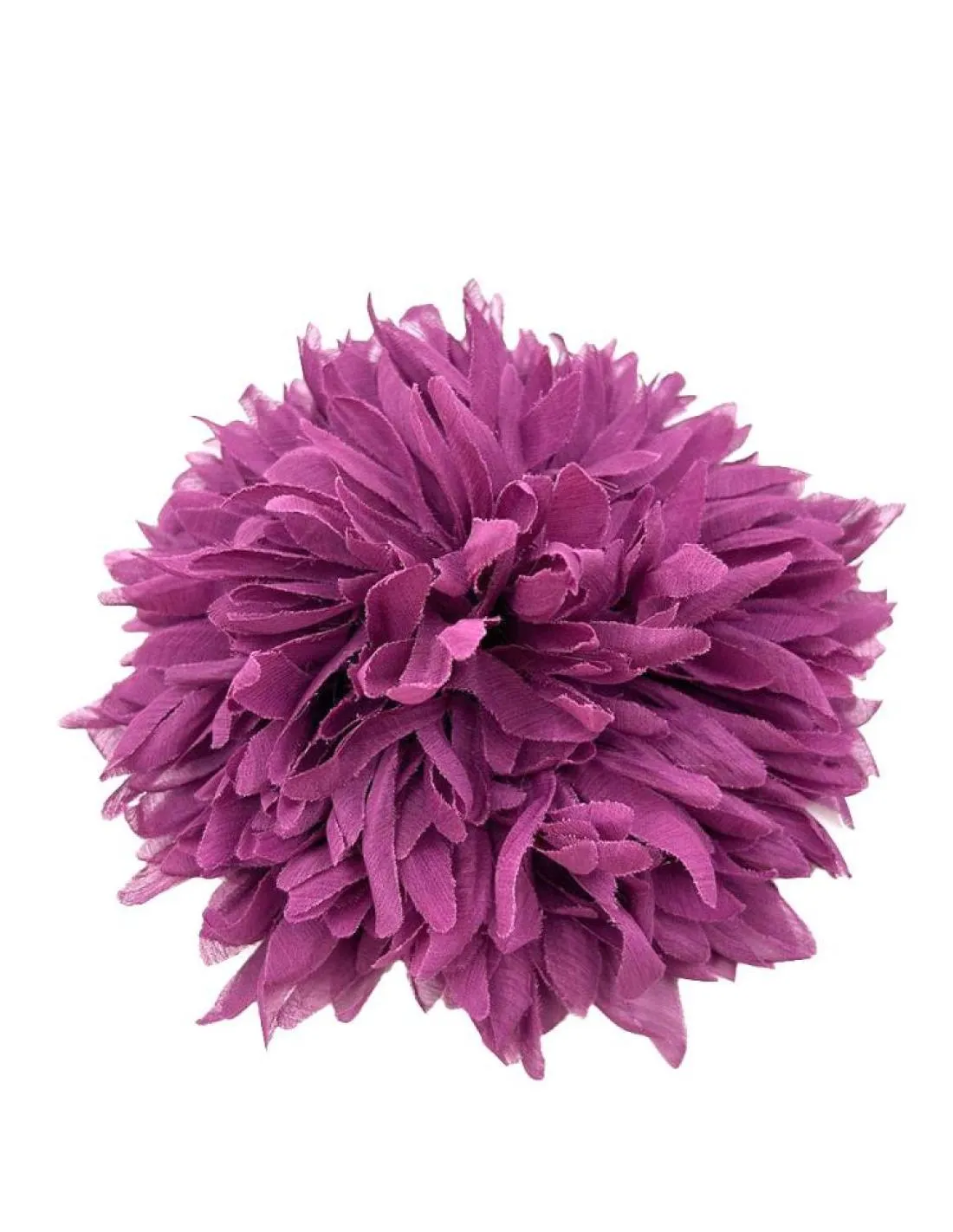 FLORES MORADAS MAGENTA BROCHES DE TELA PARA MUJER