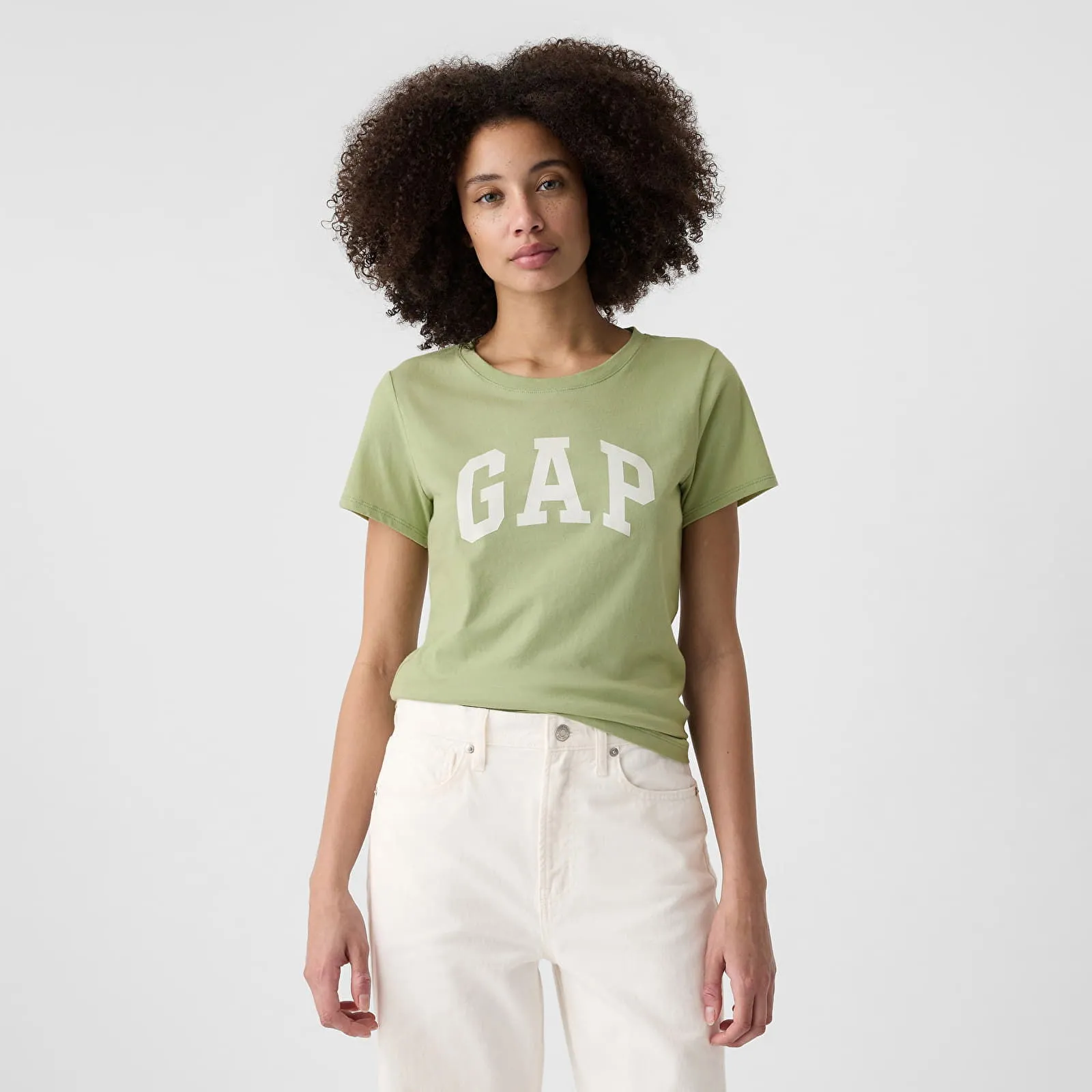 GAP TSHIRT LOGO SHORTLEEVE TEE DESERT SAGE XS