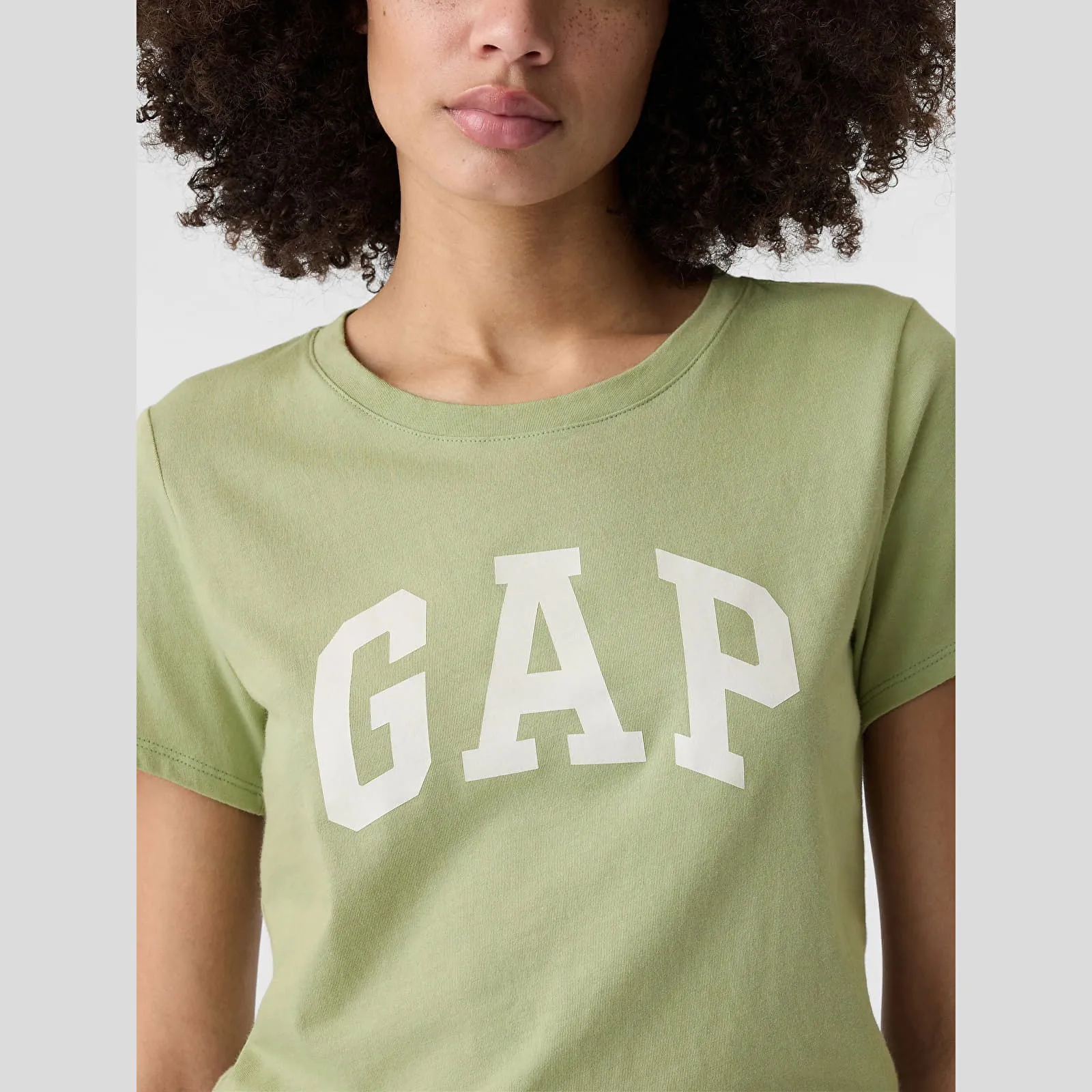 GAP TSHIRT LOGO SHORTLEEVE TEE DESERT SAGE XS