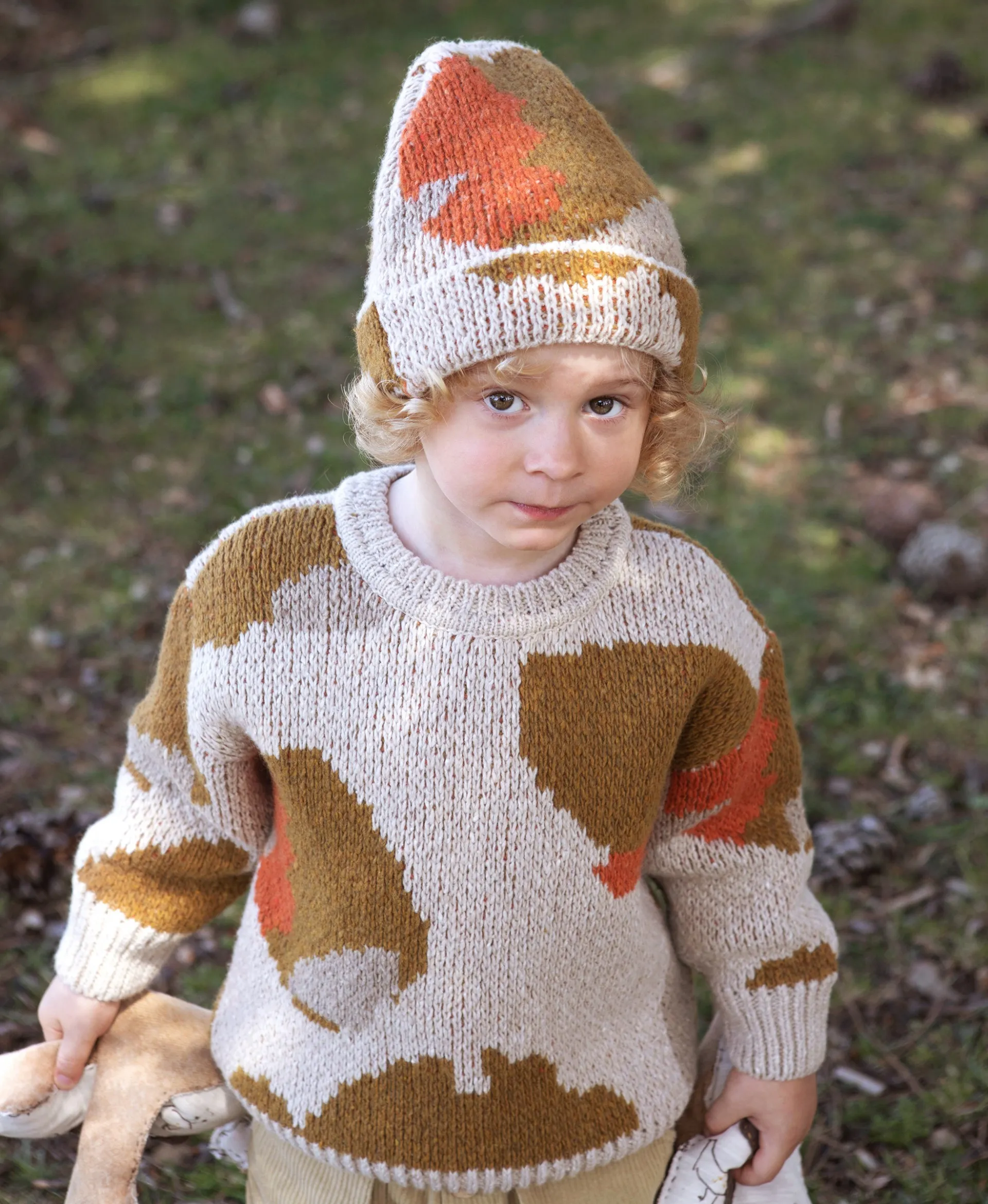 Gorro tejido con estampado | Mother Lúcia