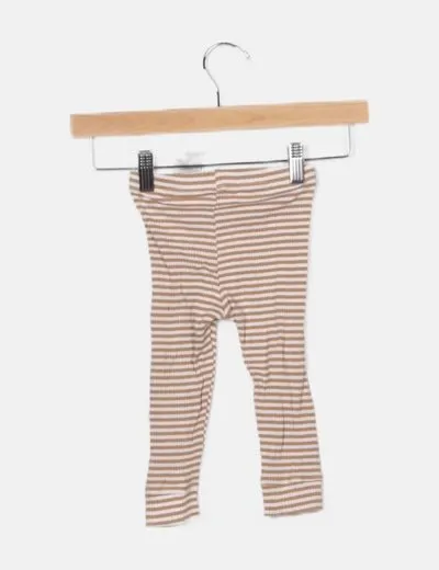 H&M Legging bicolor estampado rayas