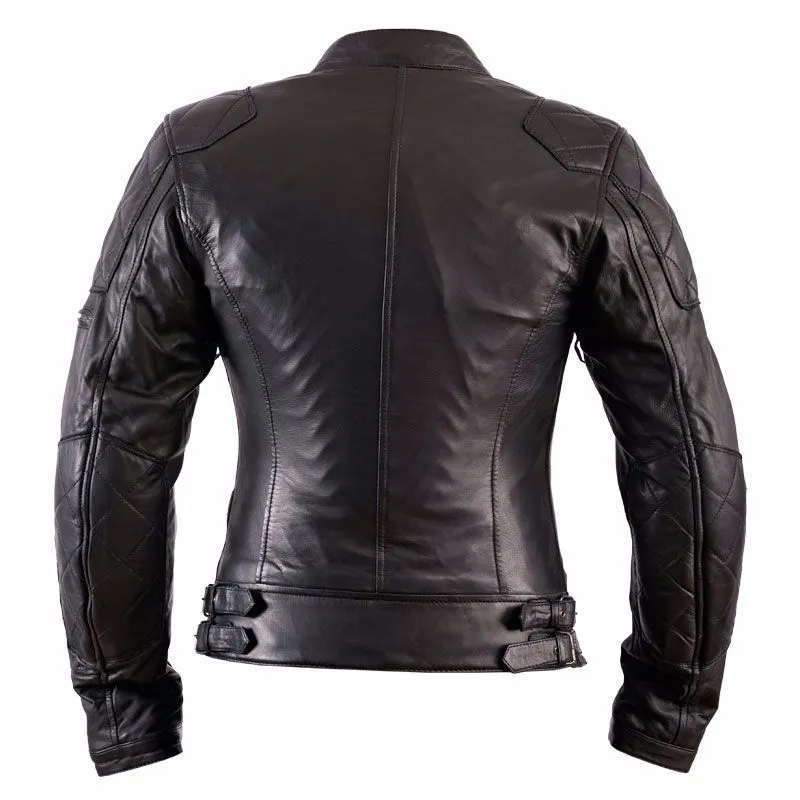 Helstons KS 70 Chaqueta de cuero Negro de trapo