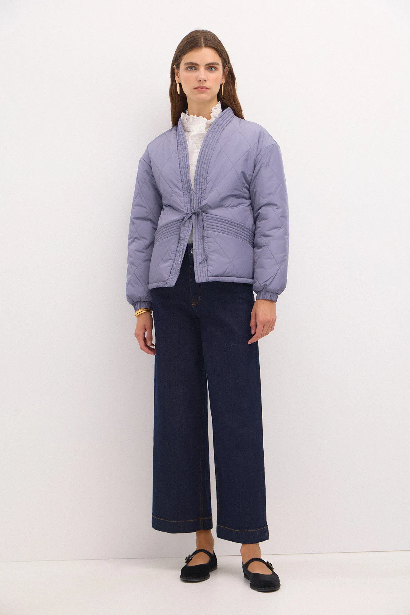 Hoss Intropia Delia. Chaqueta kimono acolchada