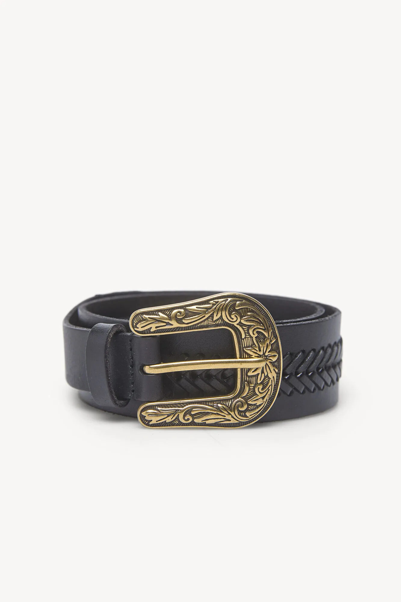 Hoss Intropia Lilit. Cinturón napa trenzado