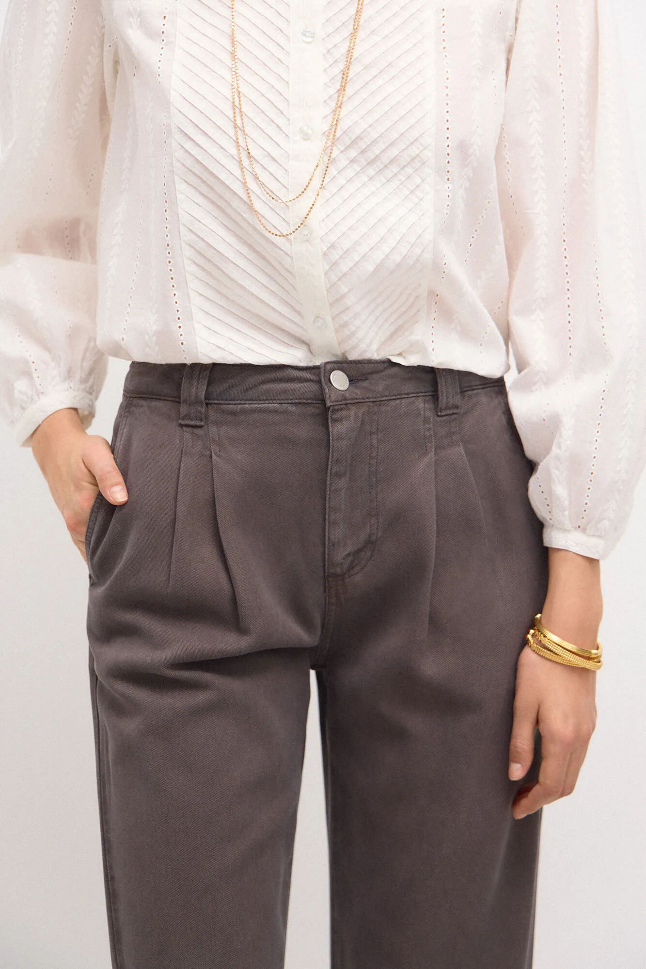 Hoss Intropia Olaia. Pantalón fluido en tencel