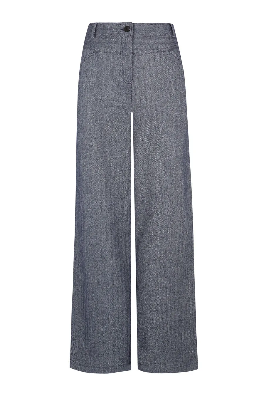 Hoss Intropia Pamela. Pantalón amplio de espiga