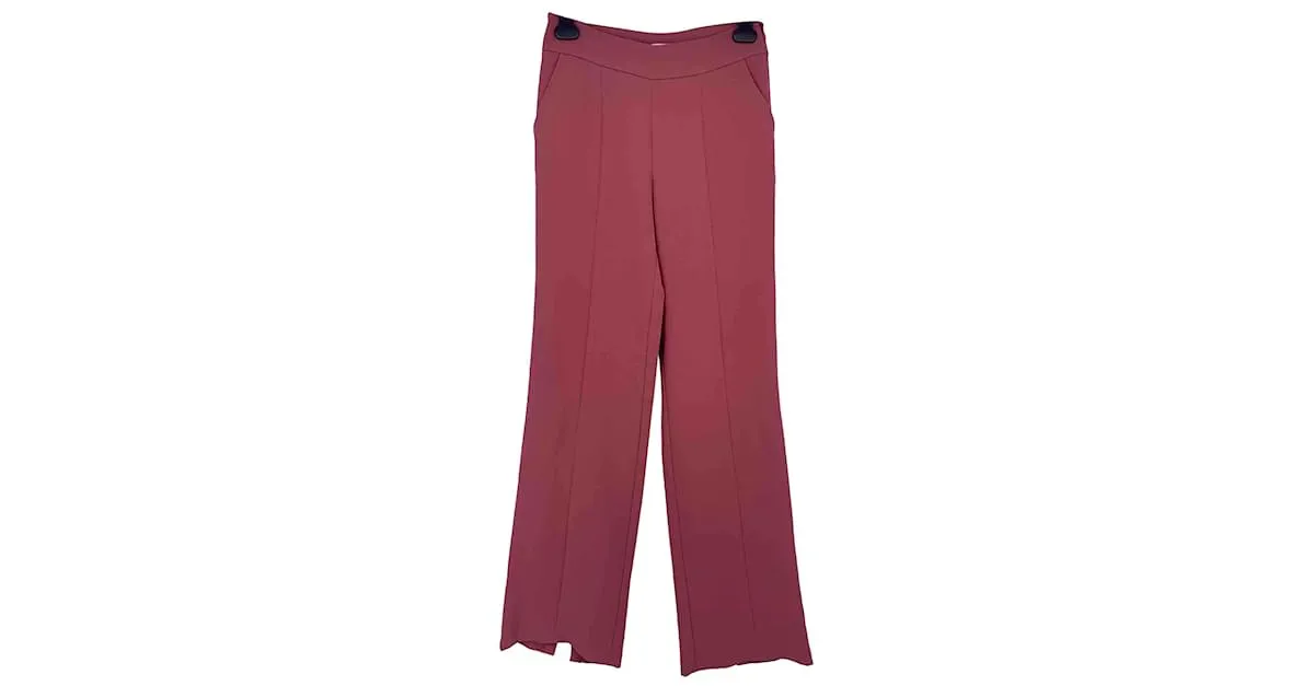 HOSS INTROPIA Pantalón T.fr 34 poliéster Rosa 