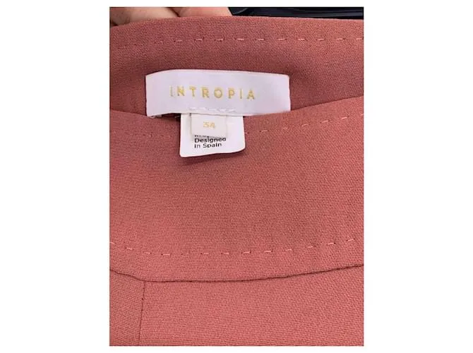 HOSS INTROPIA Pantalón T.fr 34 poliéster Rosa 