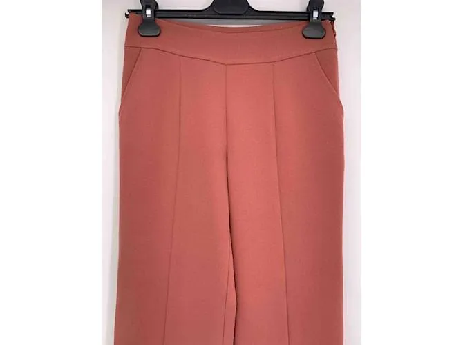 HOSS INTROPIA Pantalón T.fr 34 poliéster Rosa 