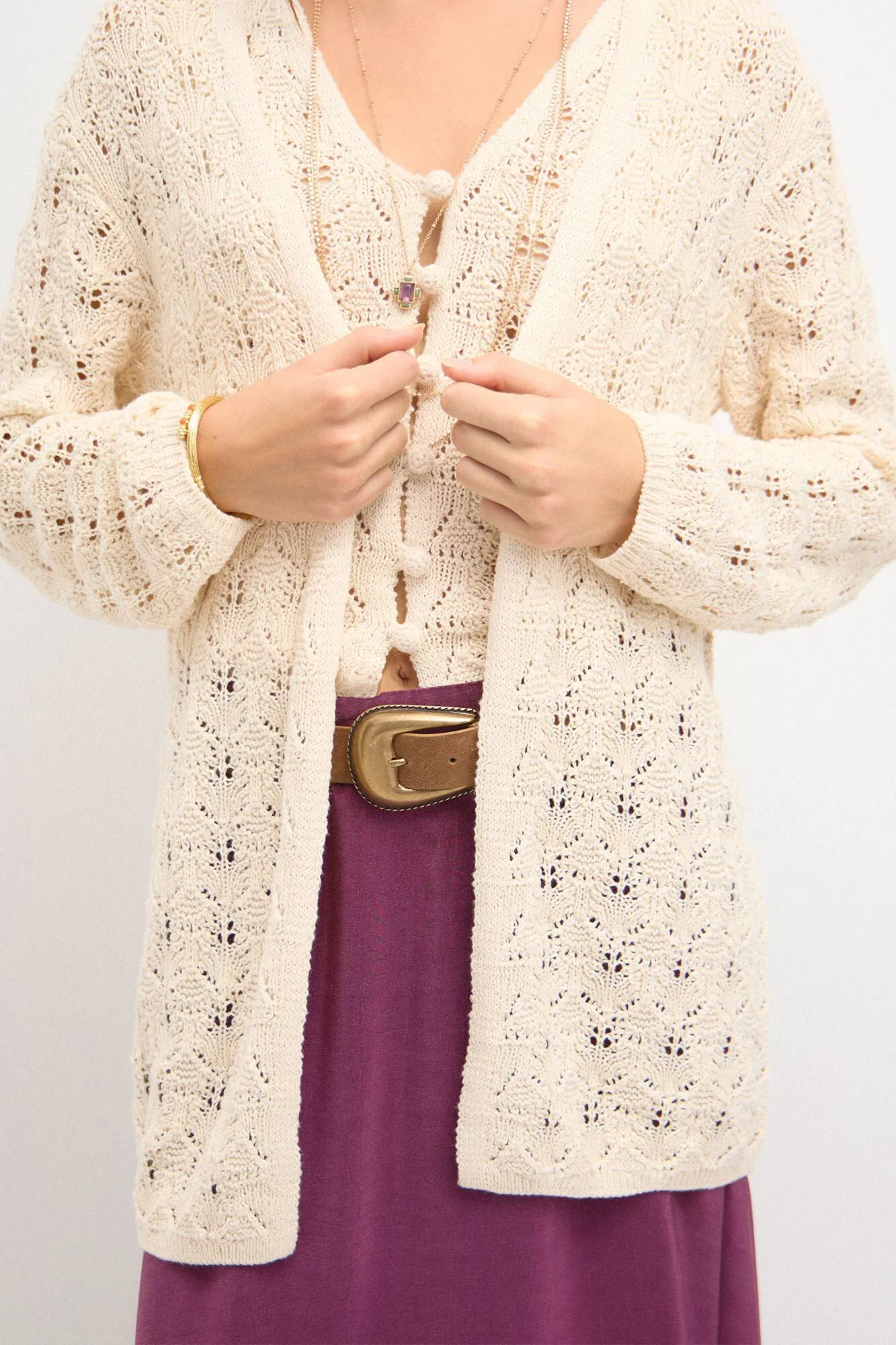 Hoss Intropia Tamara. Cardigan crochet