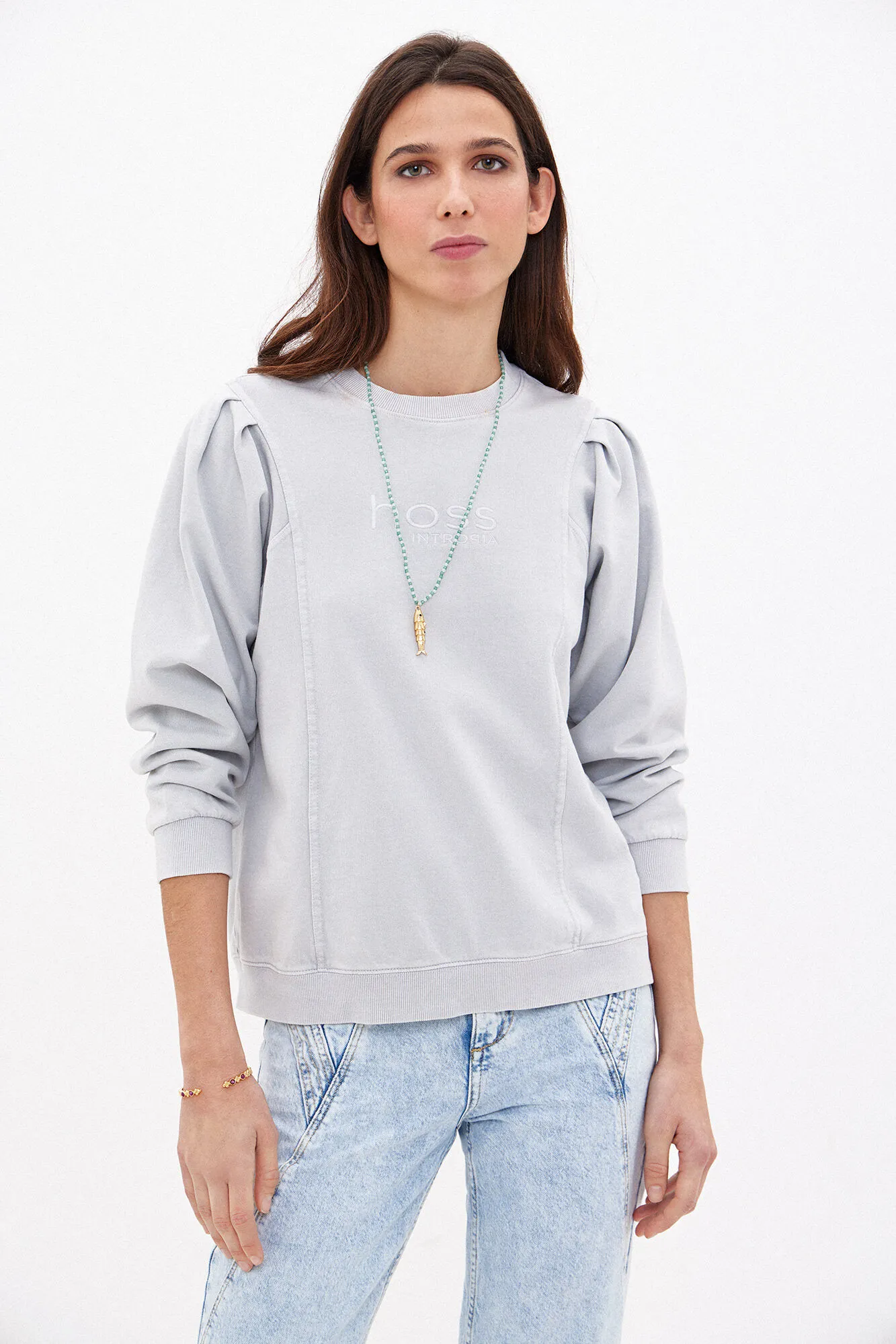 Hoss Intropia Telma. Sudadera de algodón con logo