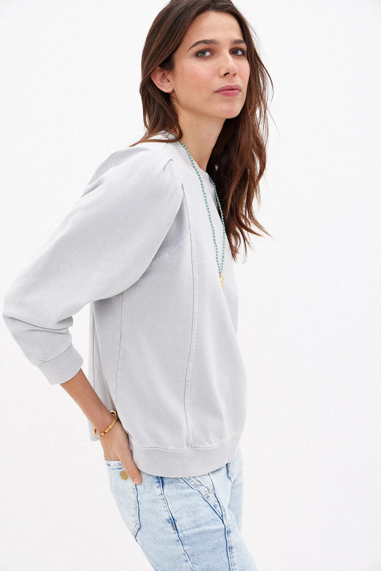 Hoss Intropia Telma. Sudadera de algodón con logo