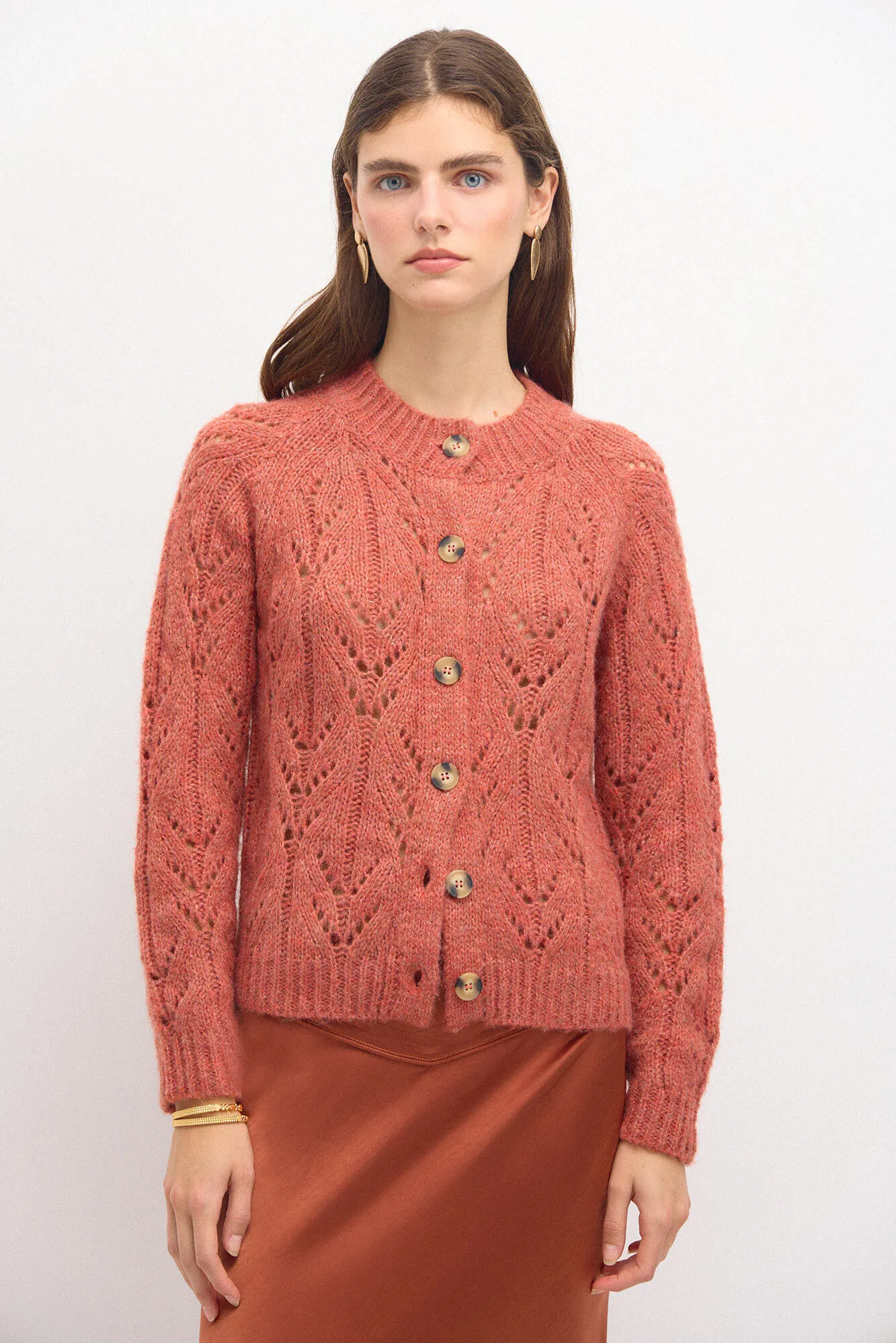 Hoss Intropia Tricia. Chaqueta de punto calado