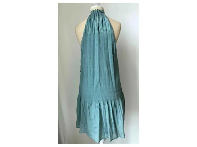 Hoss Intropia Vestido de cuello halter Verde claro 