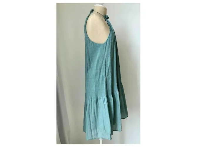 Hoss Intropia Vestido de cuello halter Verde claro 