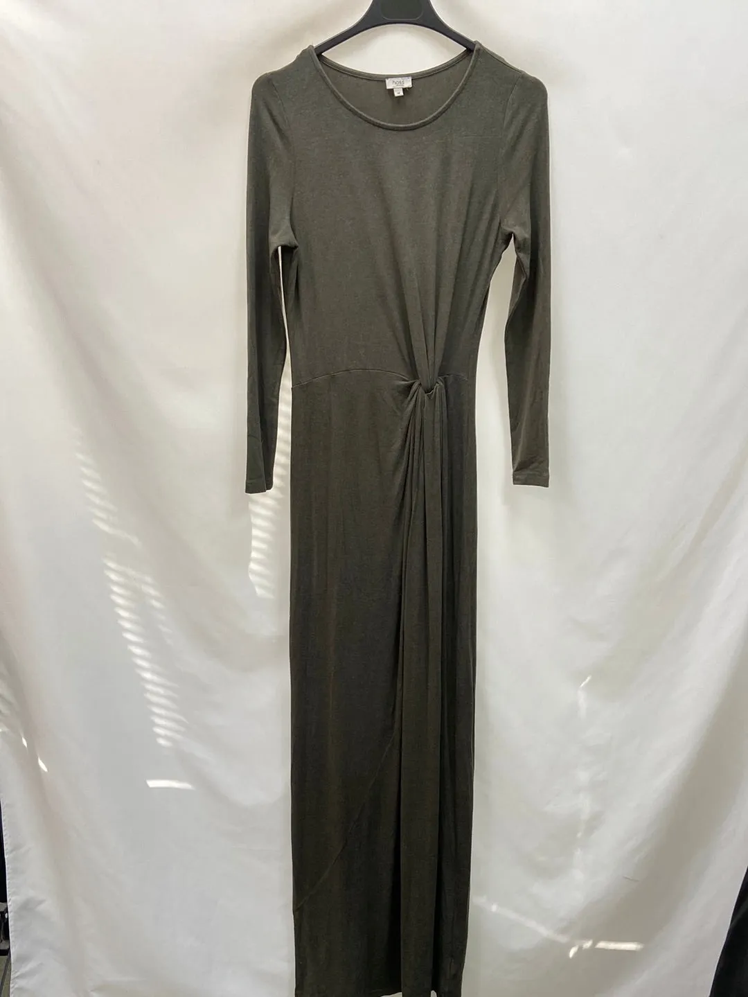 HOSS INTROPIA. Vestido largo verde T.m