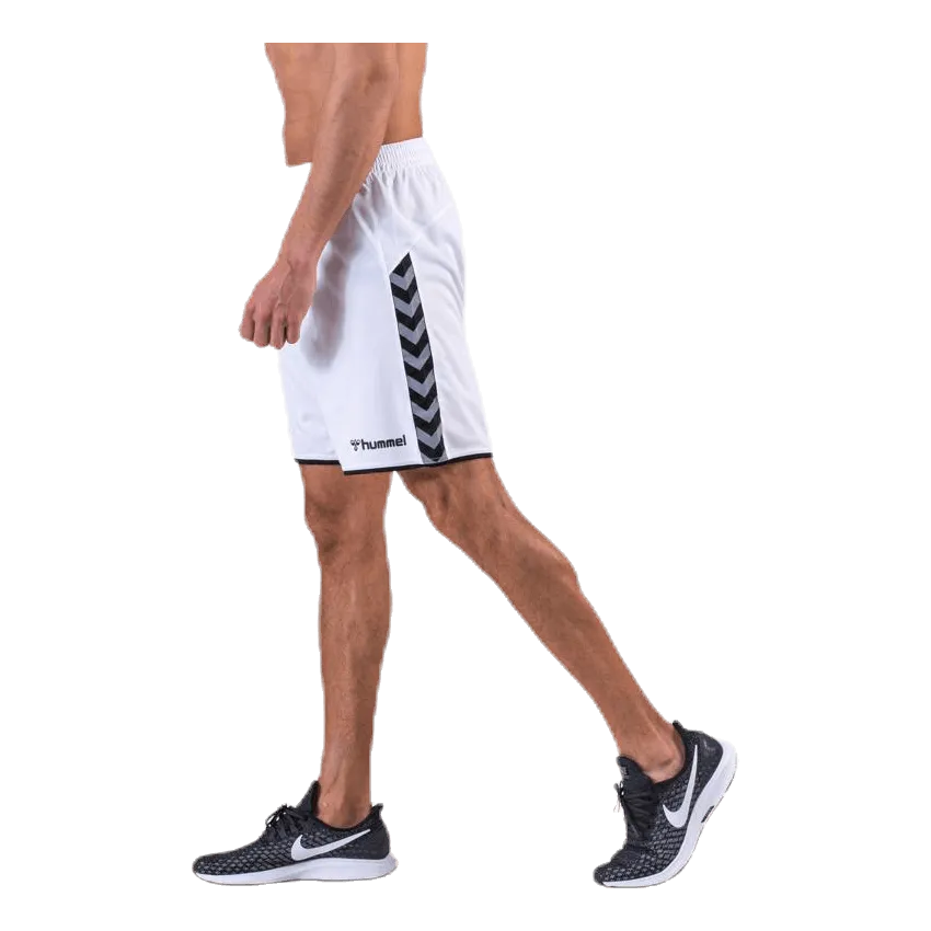 Hummel Authentic Poly Shorts White