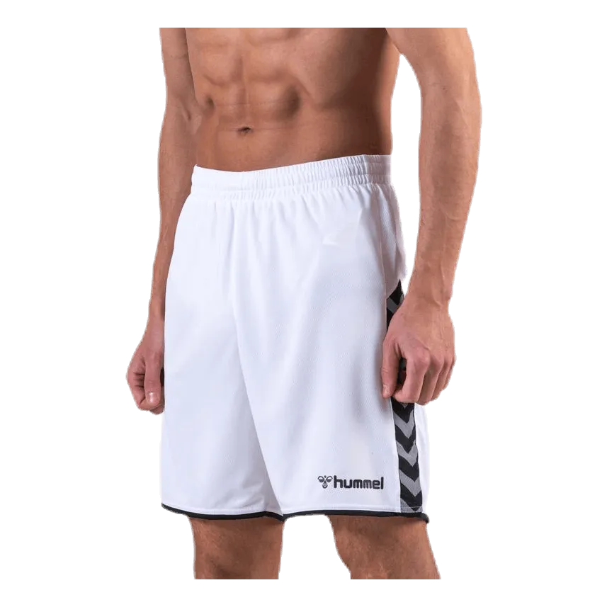 Hummel Authentic Poly Shorts White
