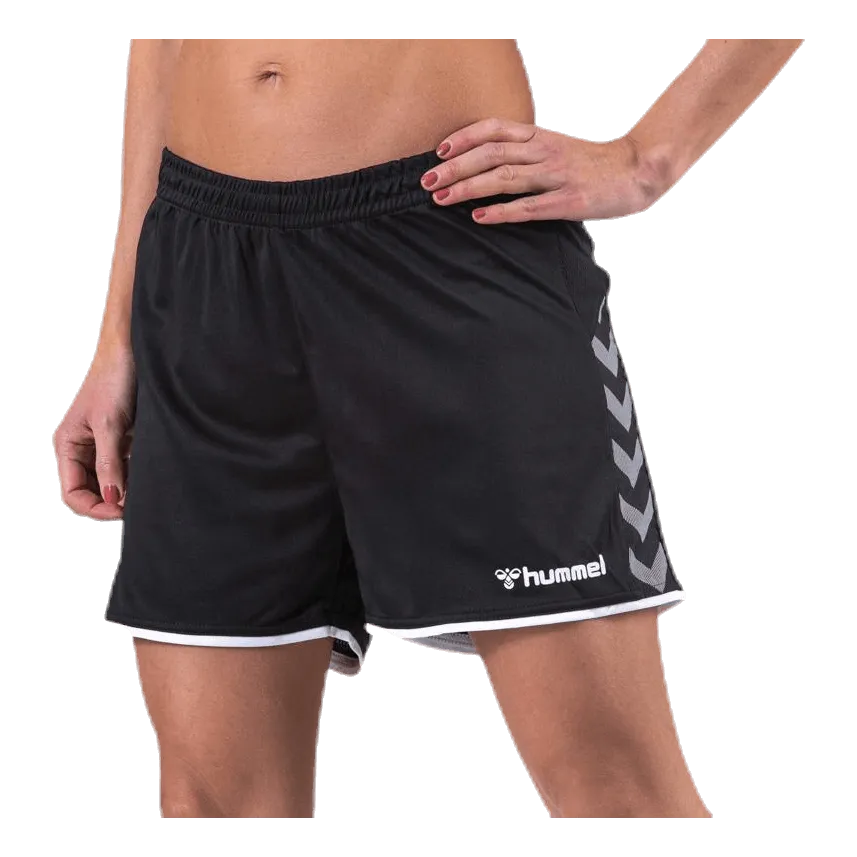 Hummel Authentic Poly Shorts White/Black