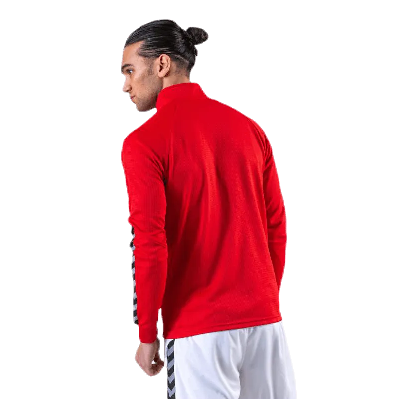 Hummel Authentic Poly Zip Jacket Red