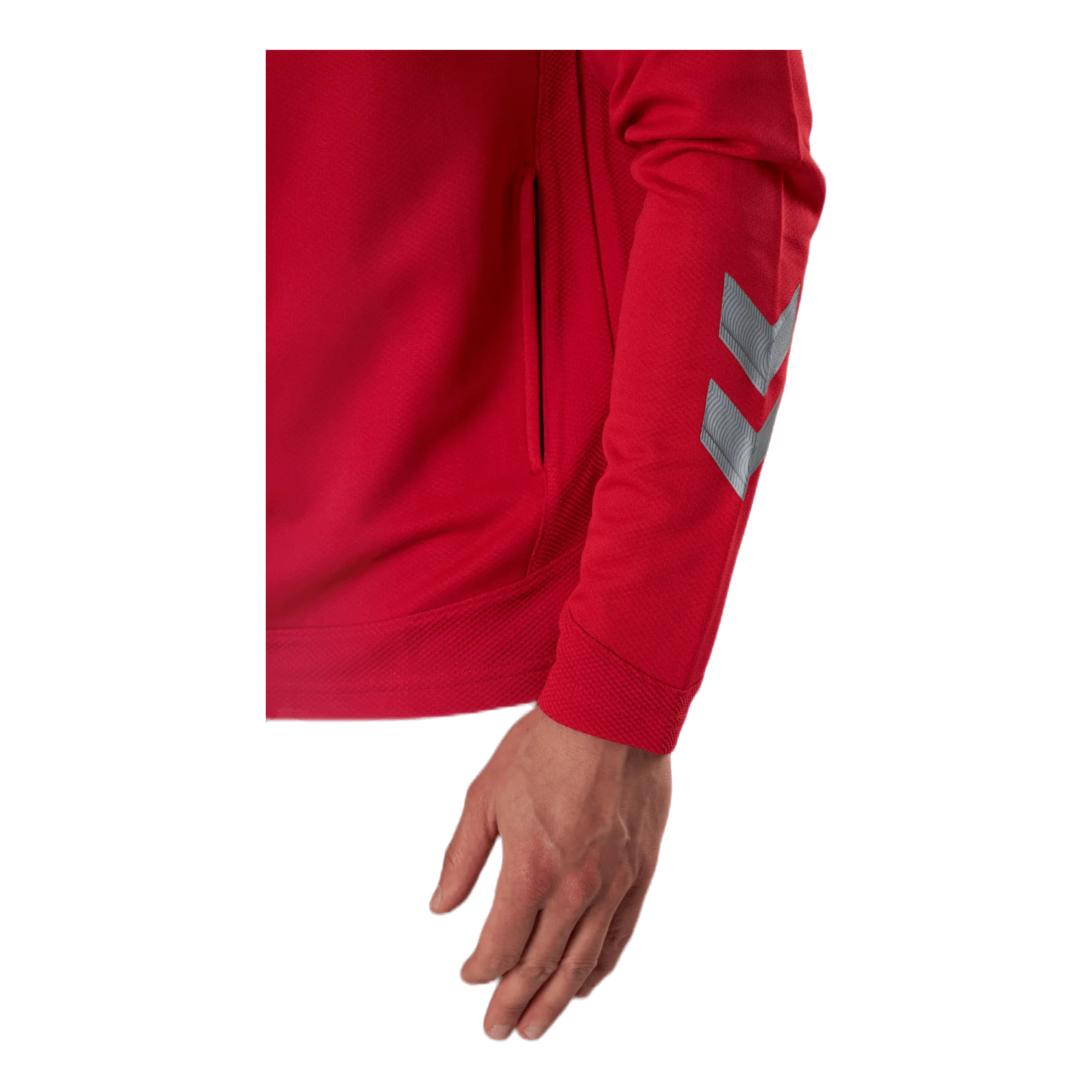 Hummel Poly Zip Jacket Red