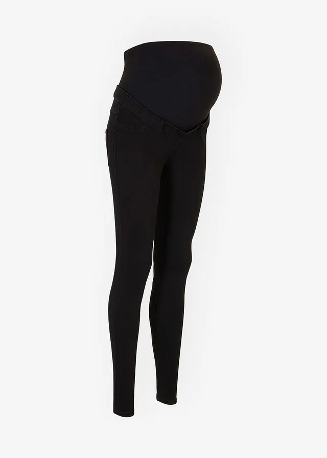 Jeggings térmicos premamá denim negro