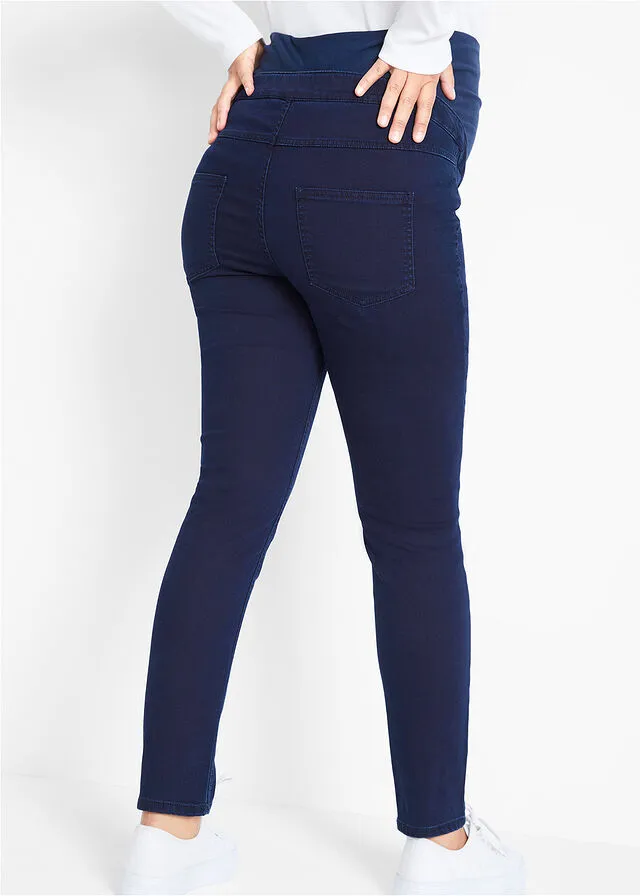 Jeggings térmicos premamá denim negro