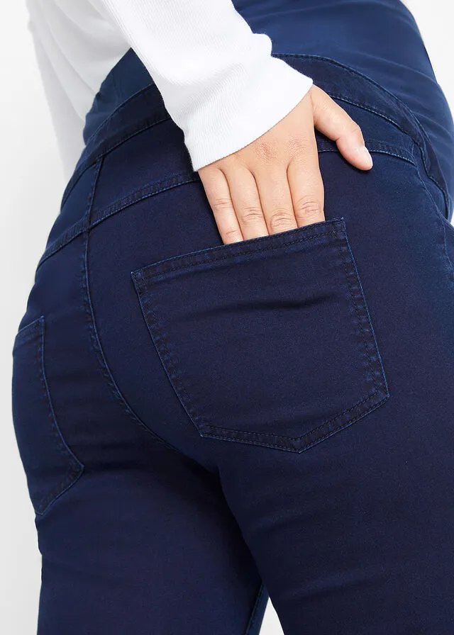 Jeggings térmicos premamá denim negro