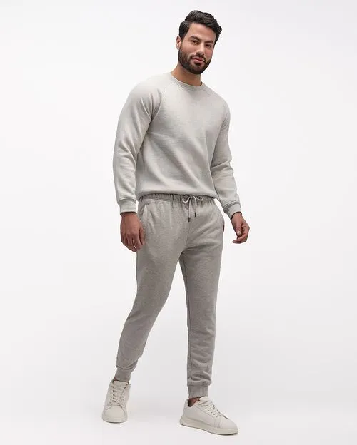Jogger Hombre Alberto Core Gris Fit Poly