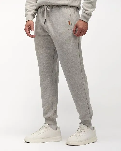 Jogger Hombre Juan Core Gris Fit Poly Htr