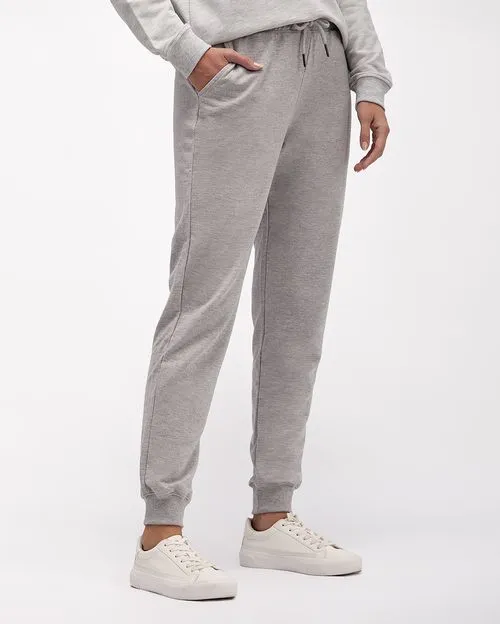 Jogger Mujer Teresa Core Gris Fit Poly