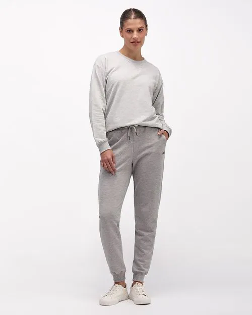 Jogger Mujer Teresa Core Gris Fit Poly