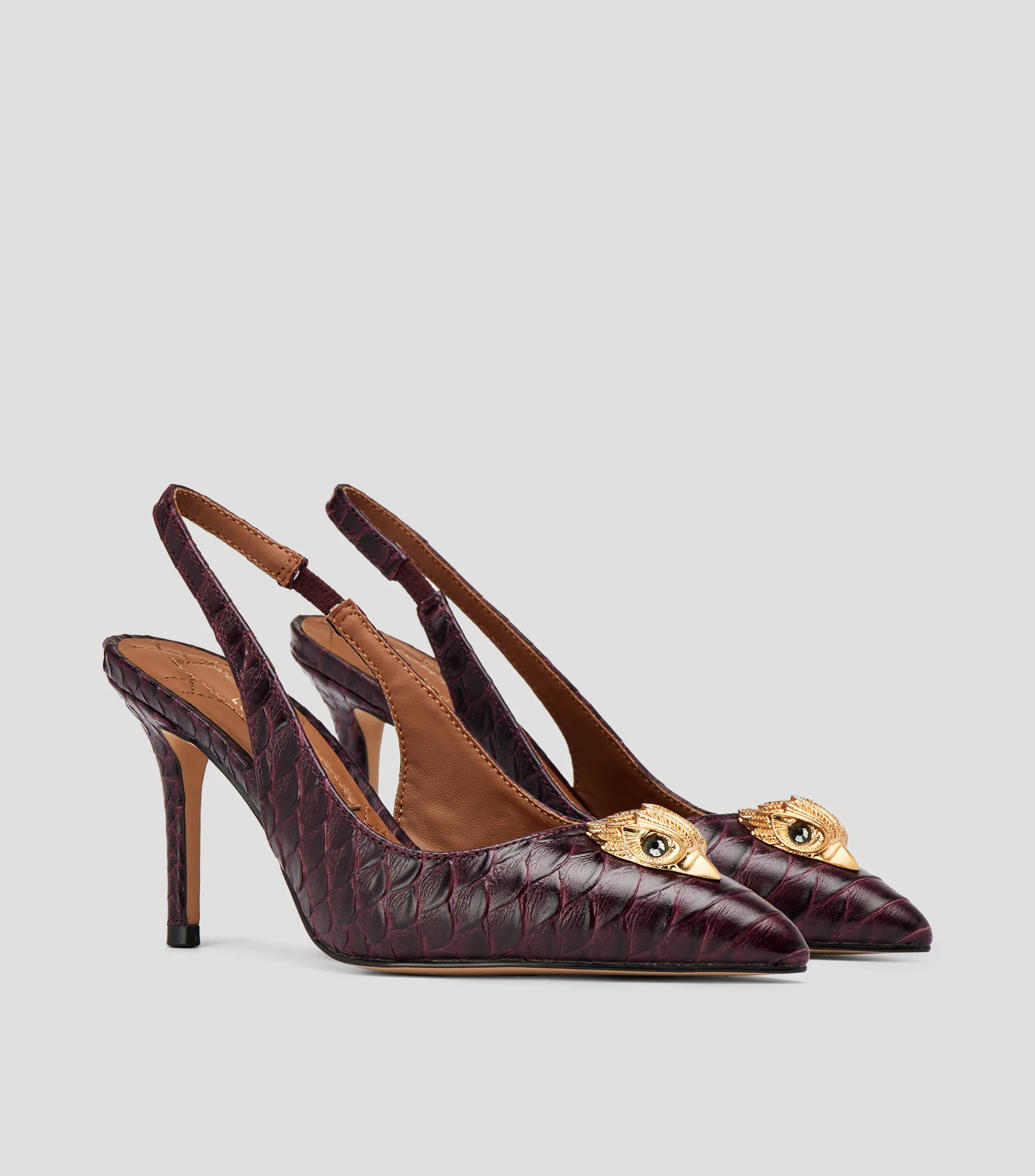 Kurt Geiger Zapatillas Slingback Belgravia con tacón alto delgado Mujer