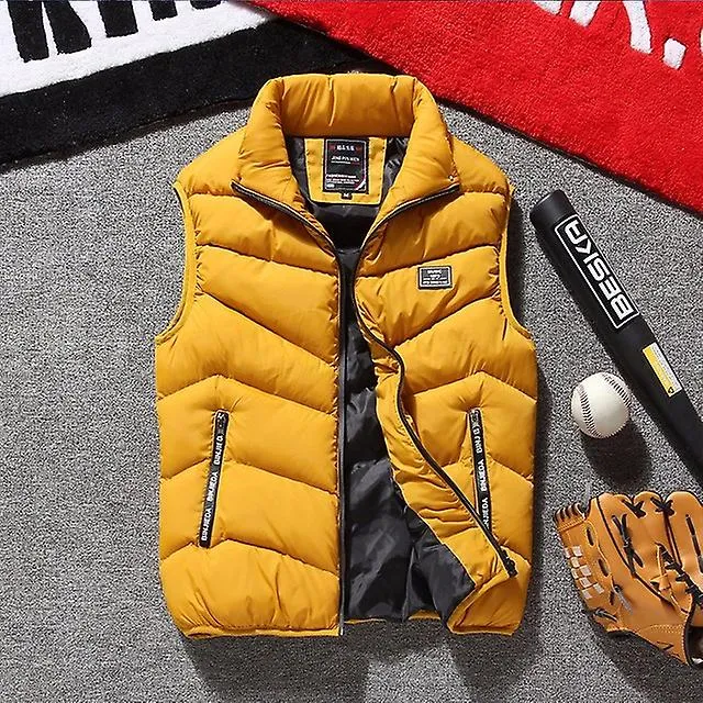 L8XL CHALECO HOMBRES OTOñO PRIMAVERA NUEVA MODA ABRIGOS CHALECOS DE ALGODóN ACOLCHADOS PARA HOMBRES CHAQUETA SIN MANGAS MASCULI