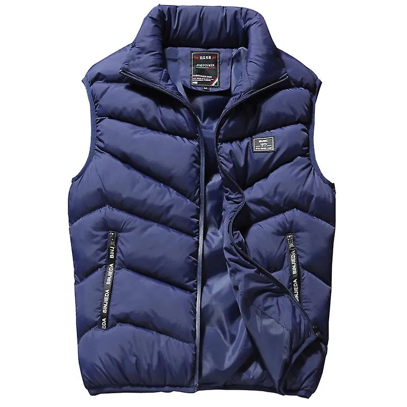 L8XL CHALECO HOMBRES OTOñO PRIMAVERA NUEVA MODA ABRIGOS CHALECOS DE ALGODóN ACOLCHADOS PARA HOMBRES CHAQUETA SIN MANGAS MASCULI