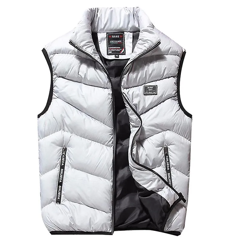L8XL CHALECO HOMBRES OTOñO PRIMAVERA NUEVA MODA ABRIGOS CHALECOS DE ALGODóN ACOLCHADOS PARA HOMBRES CHAQUETA SIN MANGAS MASCULI