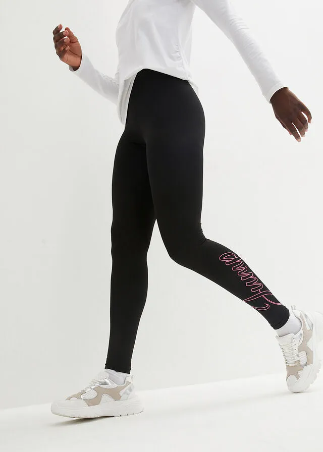 Leggings deportivos térmicos de Maite Kelly, nivel 3 Negro