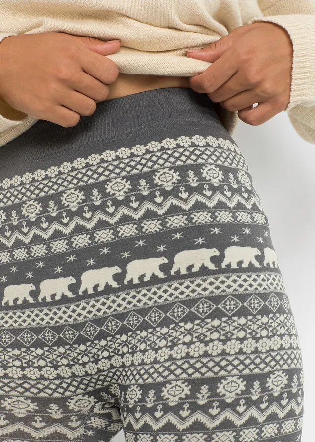 LEGGINGS TéRMICOS GRISBLANCO LANA ESTAMPADO