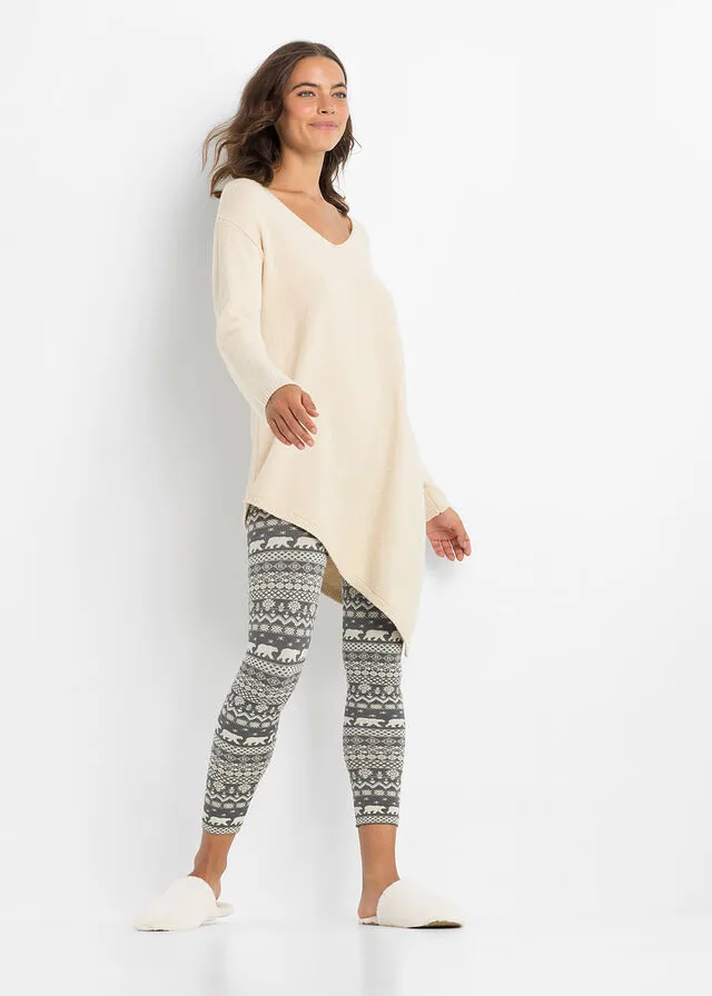 LEGGINGS TéRMICOS GRISBLANCO LANA ESTAMPADO