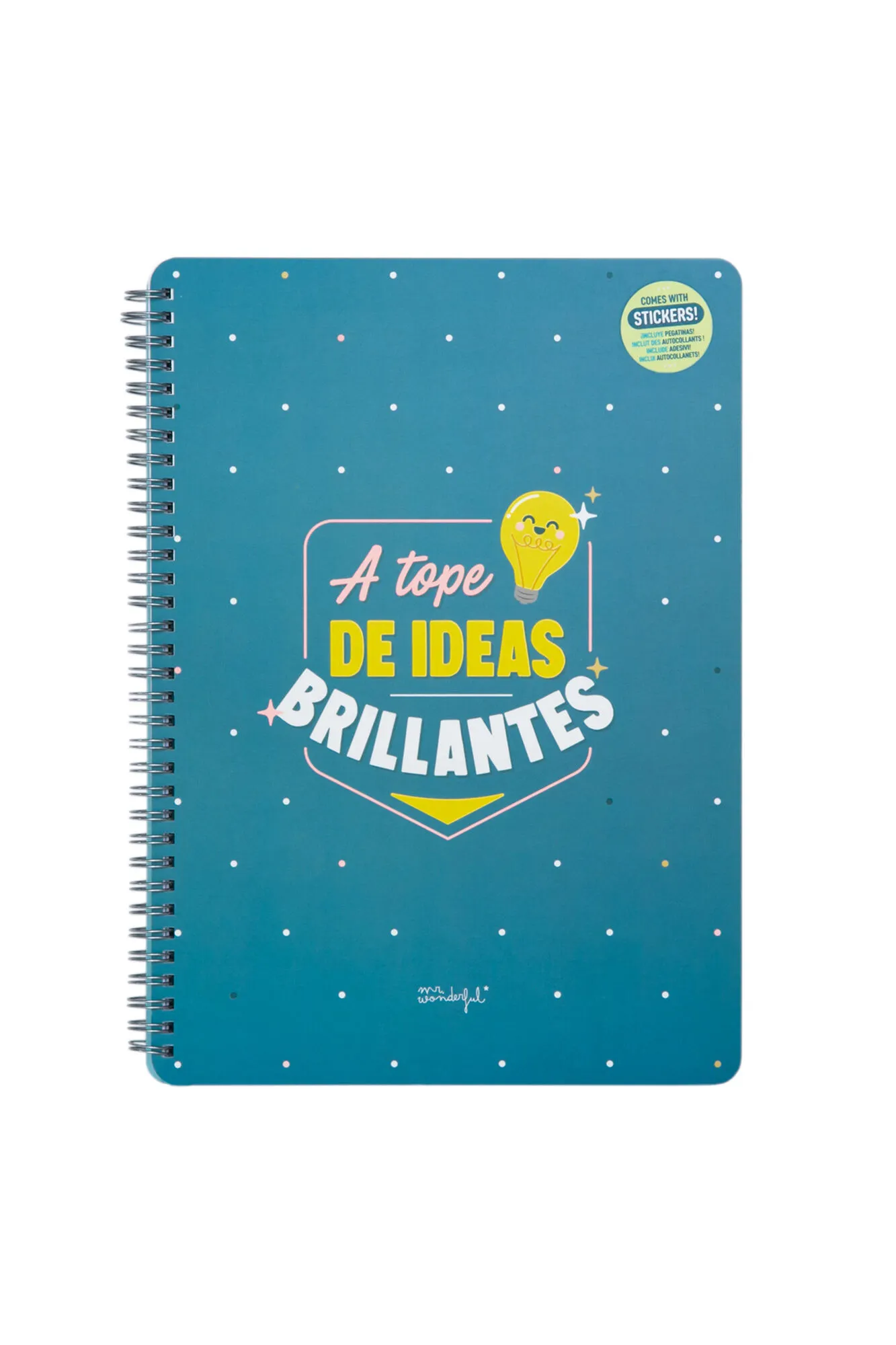 LIBRETA A4  A TOPE DE IDEAS BRILLANTES