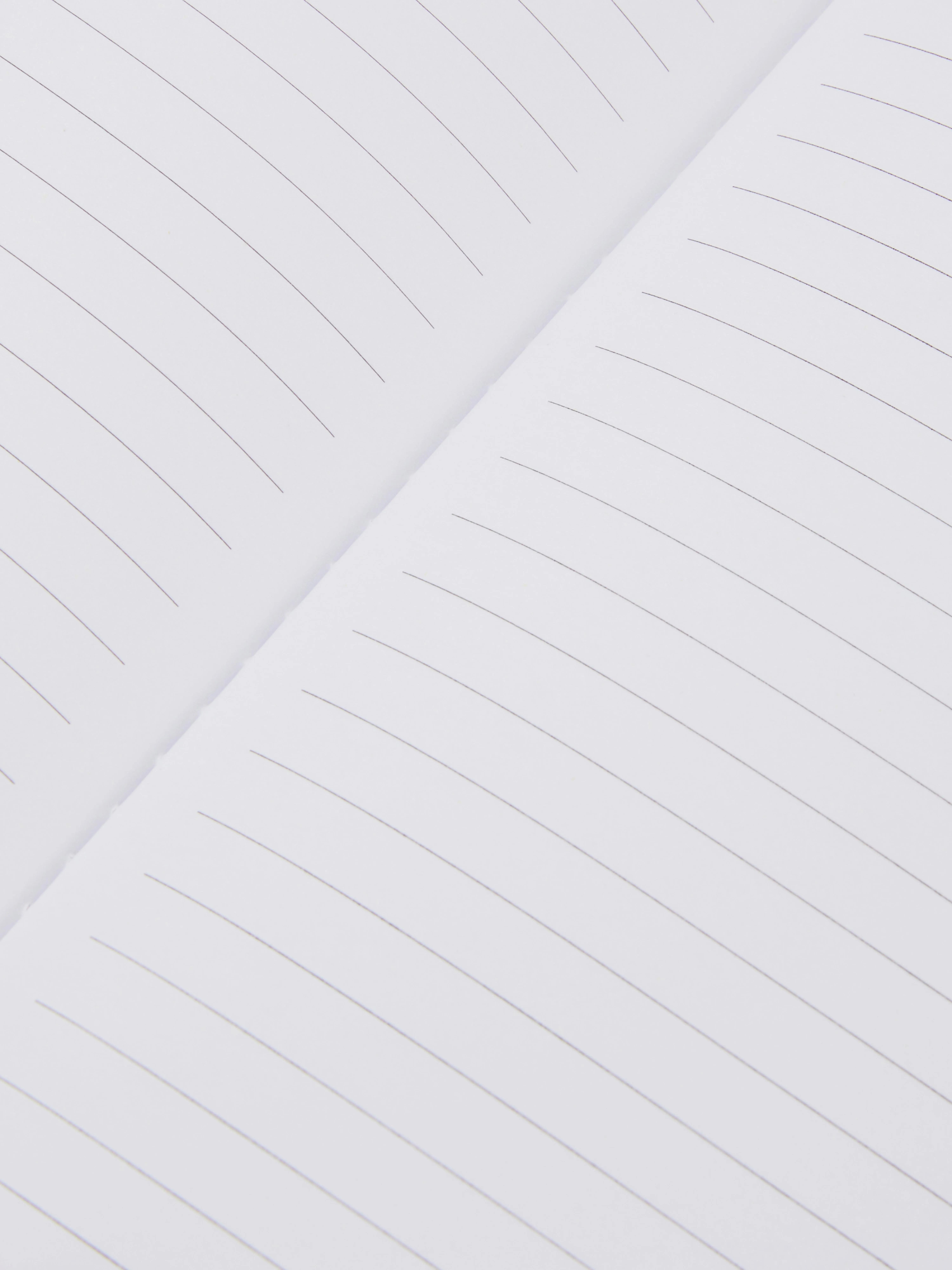 Libreta A5 con estampado gráfico