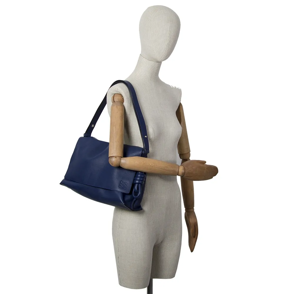 Loewe Bolso Flamenco Flap Azul