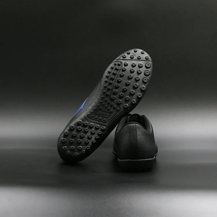 Lotto C/Cordón Baby TF Jr Negro Azul Zapatillas Nio Fútbol
