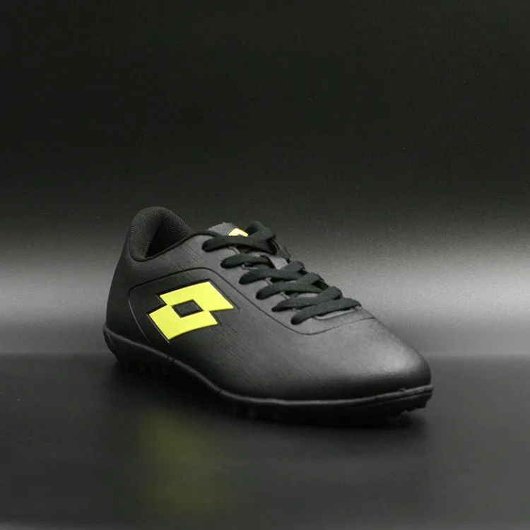 Lotto C/Cordón Baby TF Jr Negro Verde Zapatillas Nio Fútbol