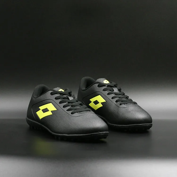 Lotto C/Cordón Baby TF Jr Negro Verde Zapatillas Nio Fútbol