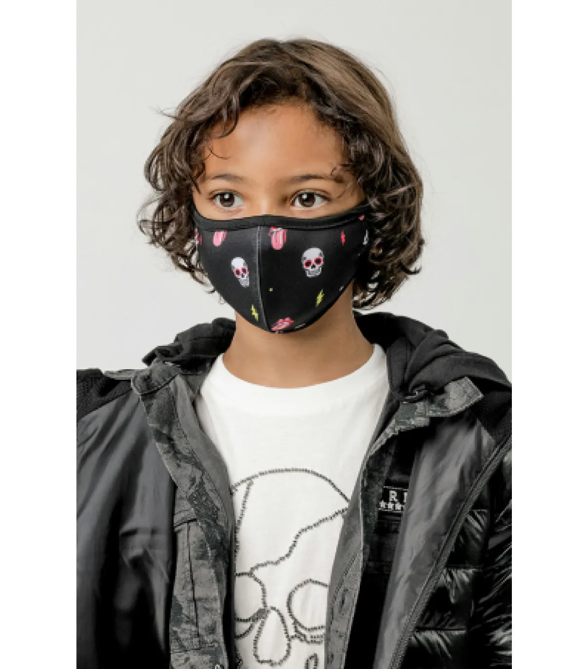MASCARILLA ABBACINO KIDS UNISEX ROCKERA NEGRA  9027995