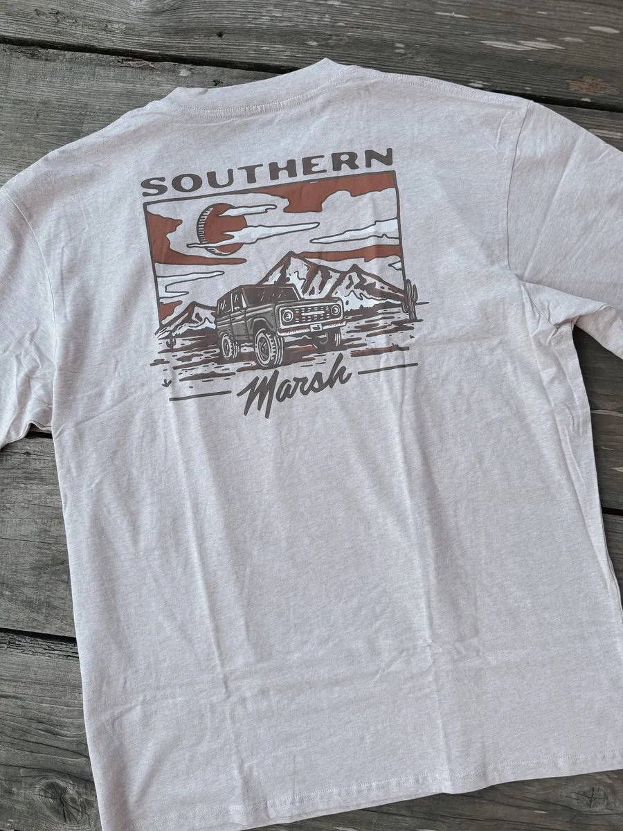 MEN'S SOUTHERN MARSH HIGH DESERT RODEO TSHIRT IN WASHED OATMEAL